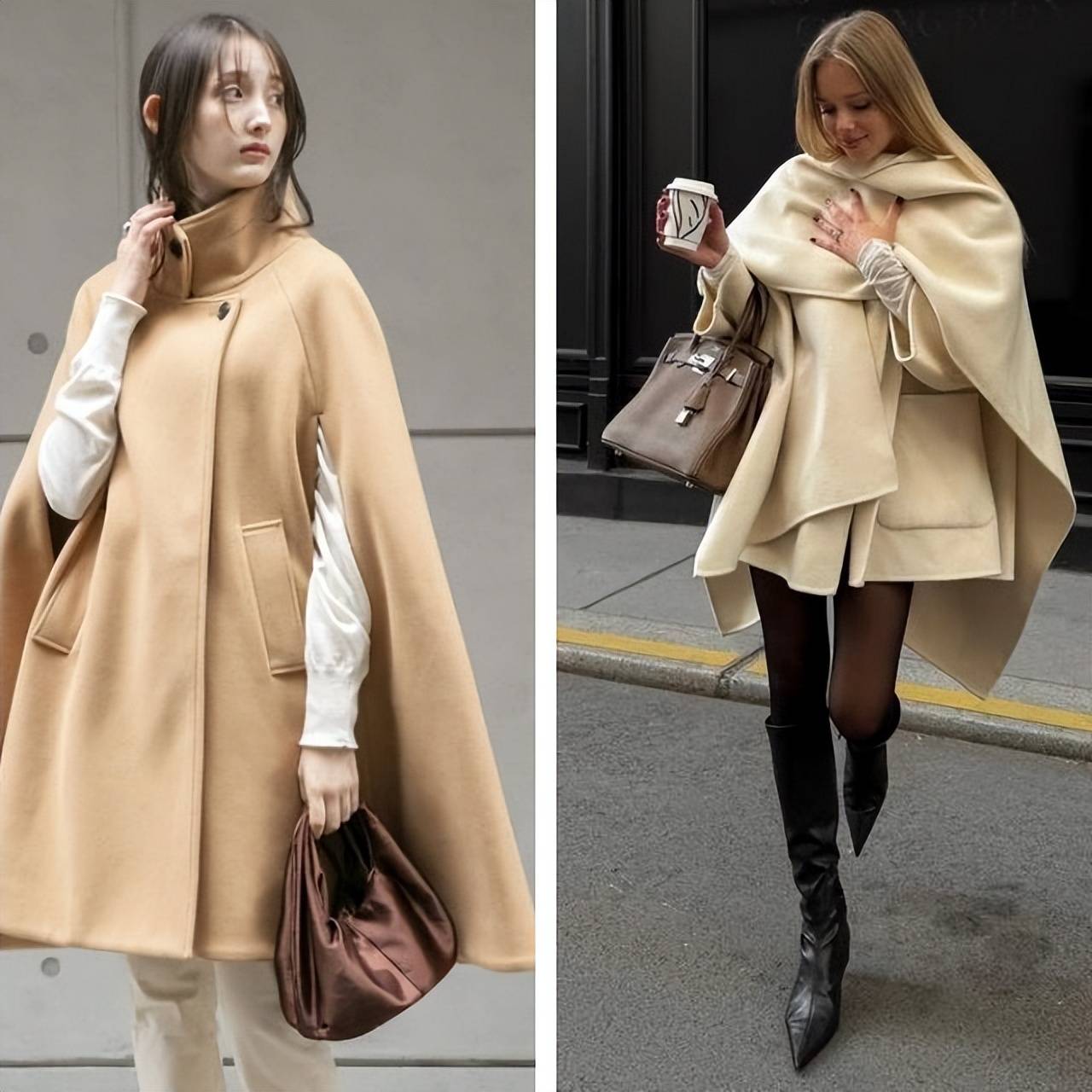 这个冬天,50+姐姐穿“披肩大衣”绝了,优雅又有范(图3) 这个冬天,50+姐姐穿“披肩大衣”绝了,优雅又有范(图3)