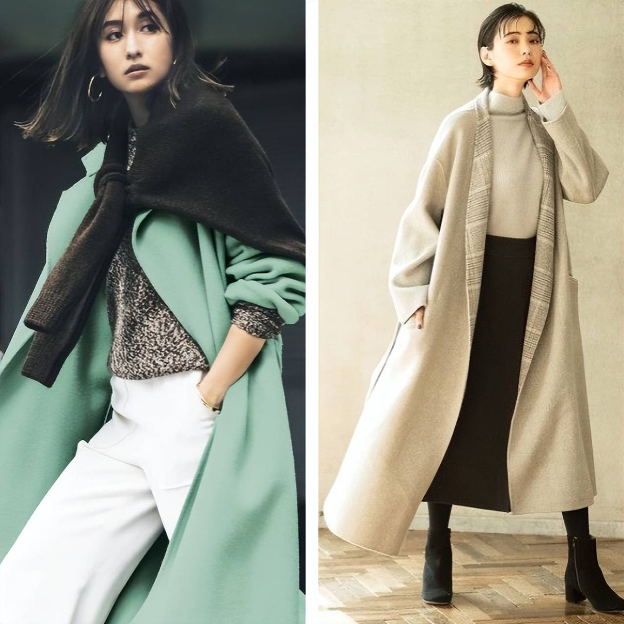 到了冬季才发现,一件有“流动感”的大衣,怎么搭都高级 (图5) 到了冬季才发现,一件有“流动感”的大衣,怎么搭都高级 (图5)