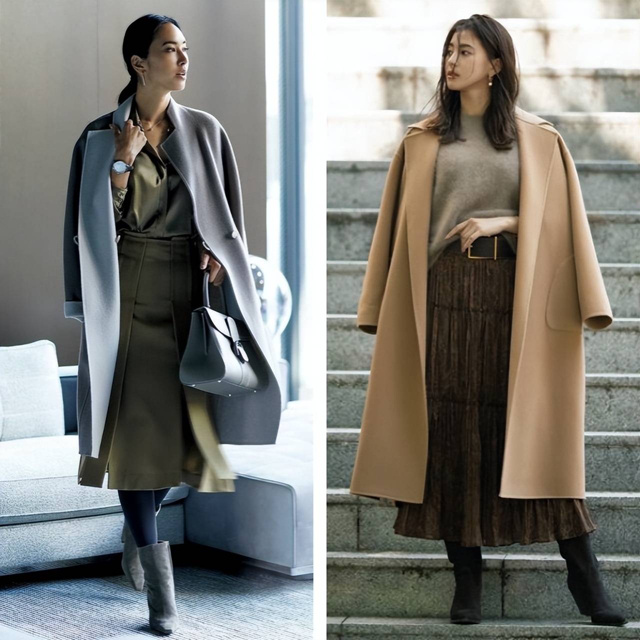 到了冬季才发现,一件有“流动感”的大衣,怎么搭都高级 (图6) 到了冬季才发现,一件有“流动感”的大衣,怎么搭都高级 (图6)