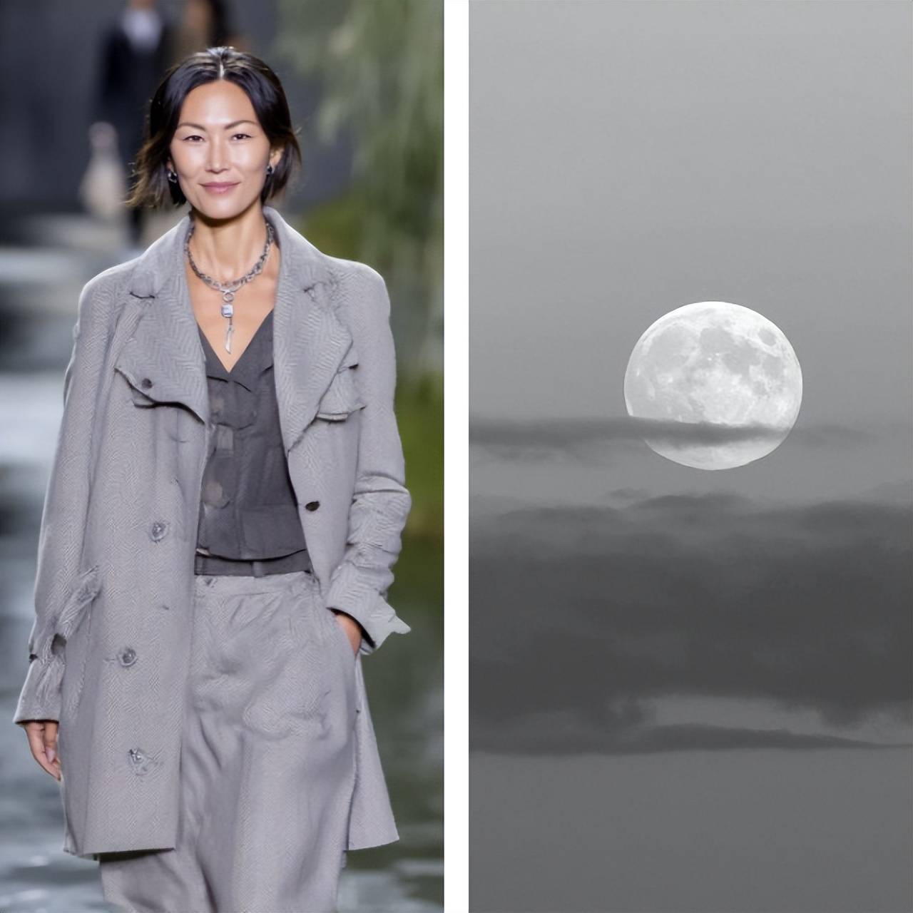 轻熟女的“月光灰”穿搭火了,优雅高级,低调中自有光华 (图4) 轻熟女的“月光灰”穿搭火了,优雅高级,低调中自有光华 (图4)