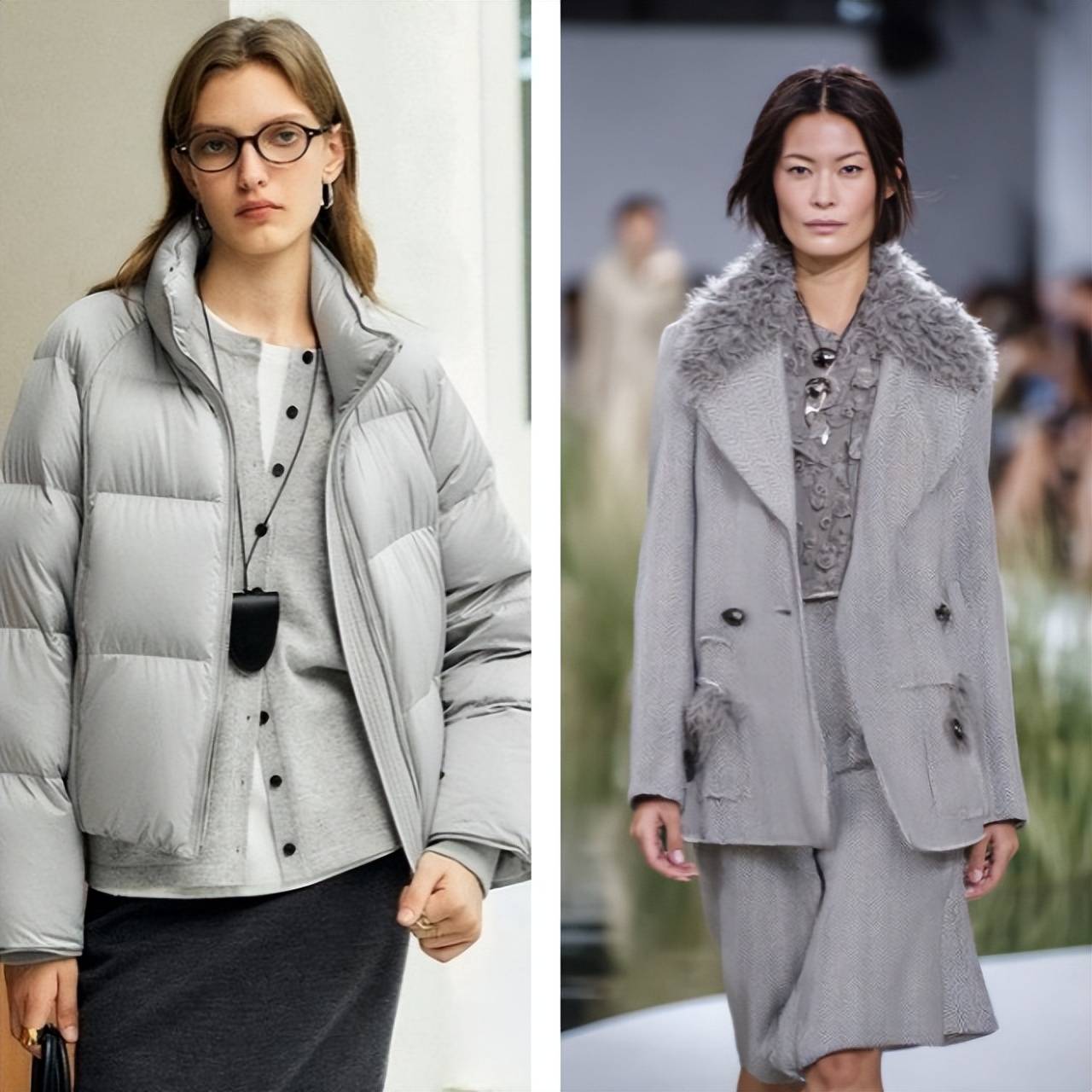 轻熟女的“月光灰”穿搭火了,优雅高级,低调中自有光华 (图7) 轻熟女的“月光灰”穿搭火了,优雅高级,低调中自有光华 (图7)