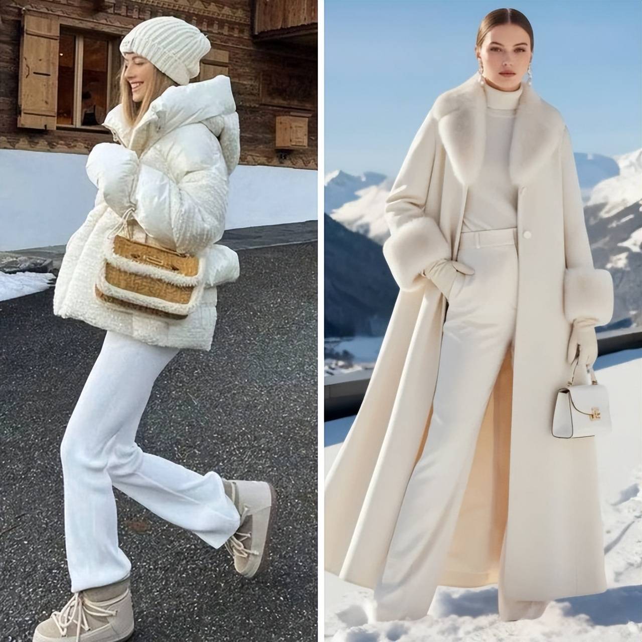 白色何以成为冬日高级色？简约搭配气场全开，尽显自信高级风 (图13)