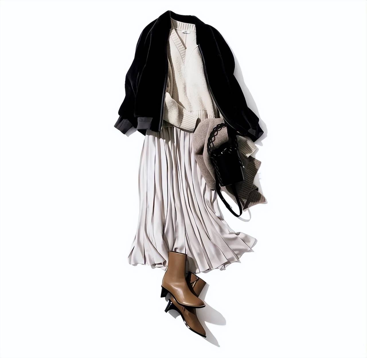 在这个初冬，50+姐姐这样穿，又暖又不费力的时髦(图14)