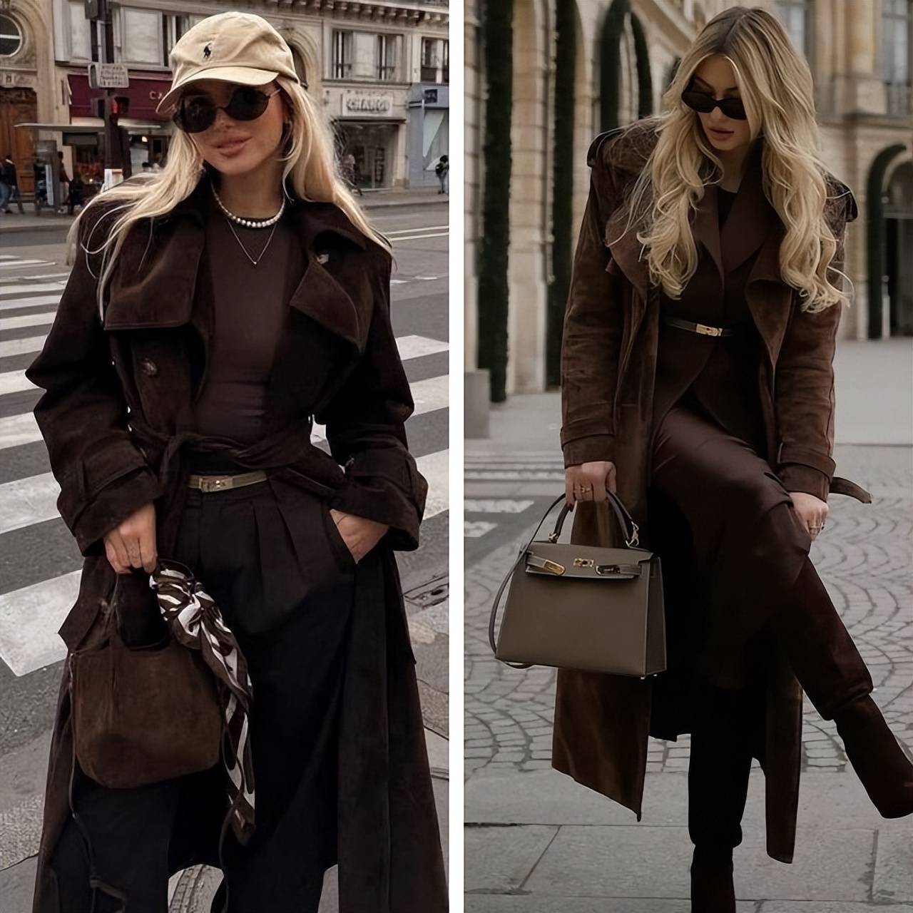 穿对流行的巧克力色，引爆优雅气场！这三招搭配术告别单调 (图4)