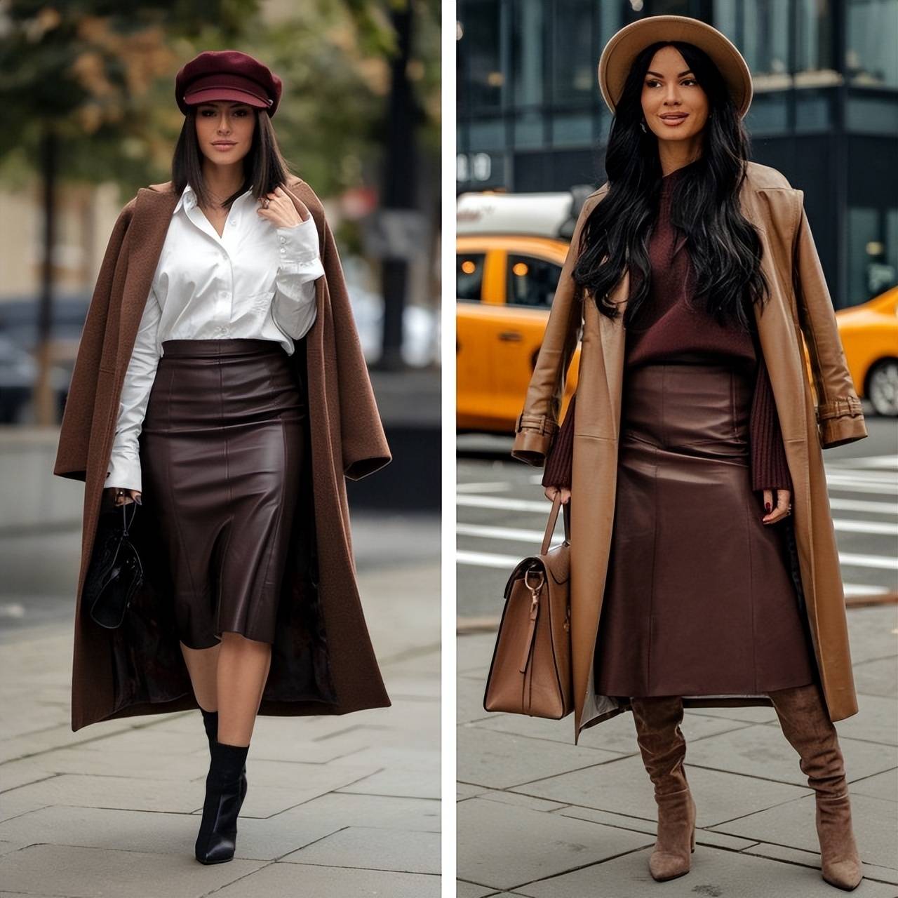 穿对流行的巧克力色，引爆优雅气场！这三招搭配术告别单调 (图6)