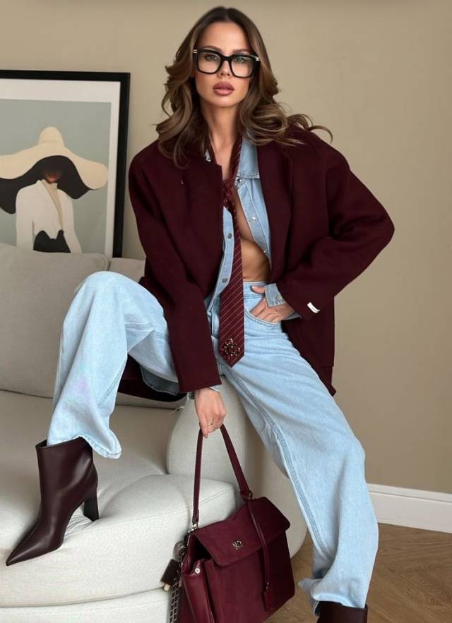 穿对流行的巧克力色，引爆优雅气场！这三招搭配术告别单调 (图7)