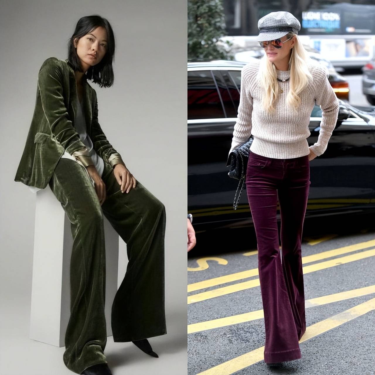 丝绒今冬火了，避胖穿搭攻略轻松拿捏瘦奢美，时髦翻倍 (图9)