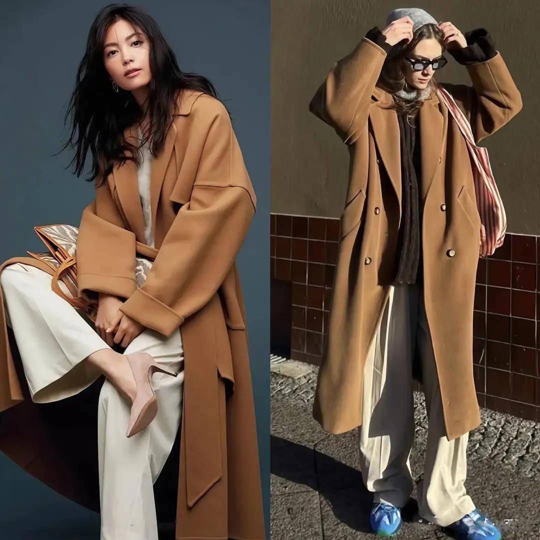 看了宋佳的大衣穿搭,我悟了:大衣不配打底裤,鞋穿低跟,更优雅 (图7) 看了宋佳的大衣穿搭,我悟了:大衣不配打底裤,鞋穿低跟,更优雅 (图7)