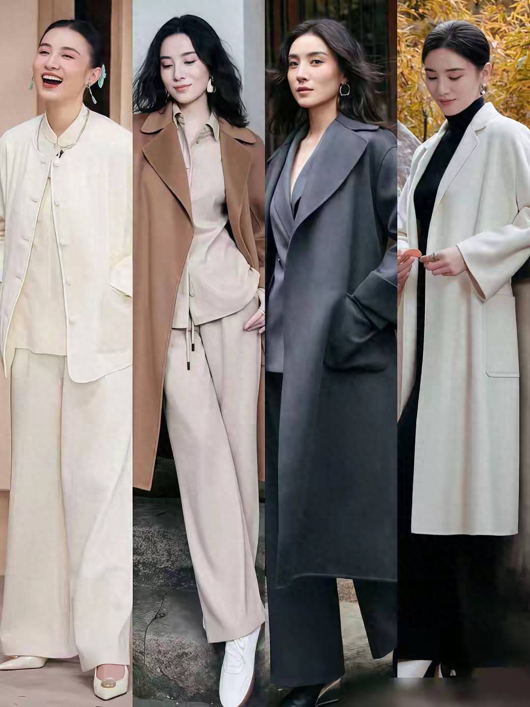 看了宋佳的大衣穿搭,我悟了:大衣不配打底裤,鞋穿低跟,更优雅 (图1) 看了宋佳的大衣穿搭,我悟了:大衣不配打底裤,鞋穿低跟,更优雅 (图1)