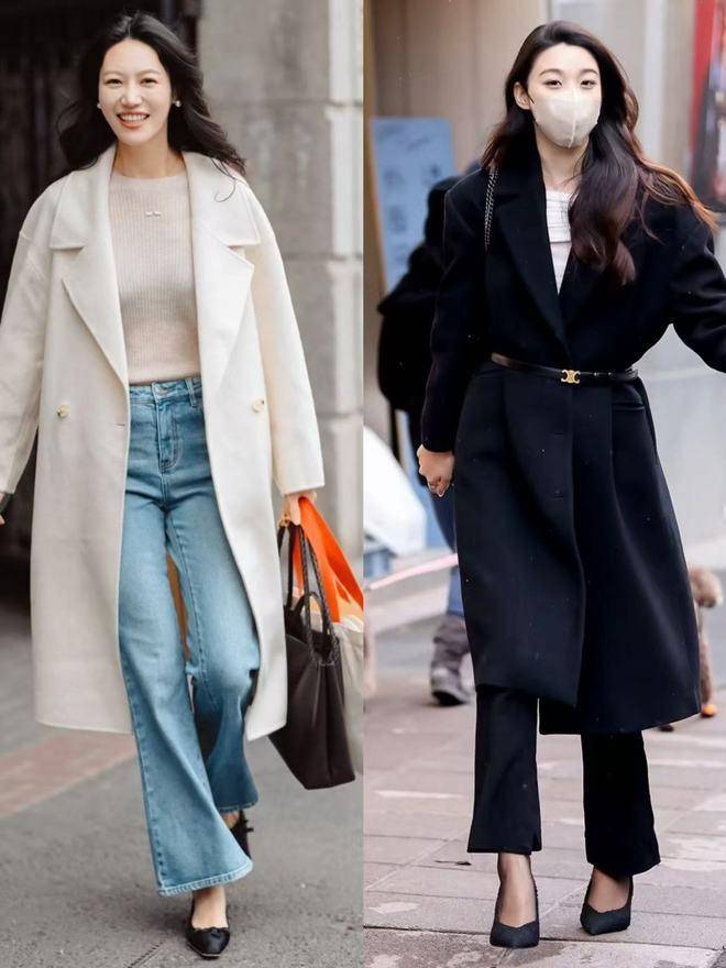 看了宋佳的大衣穿搭,我悟了:大衣不配打底裤,鞋穿低跟,更优雅 (图3) 看了宋佳的大衣穿搭,我悟了:大衣不配打底裤,鞋穿低跟,更优雅 (图3)