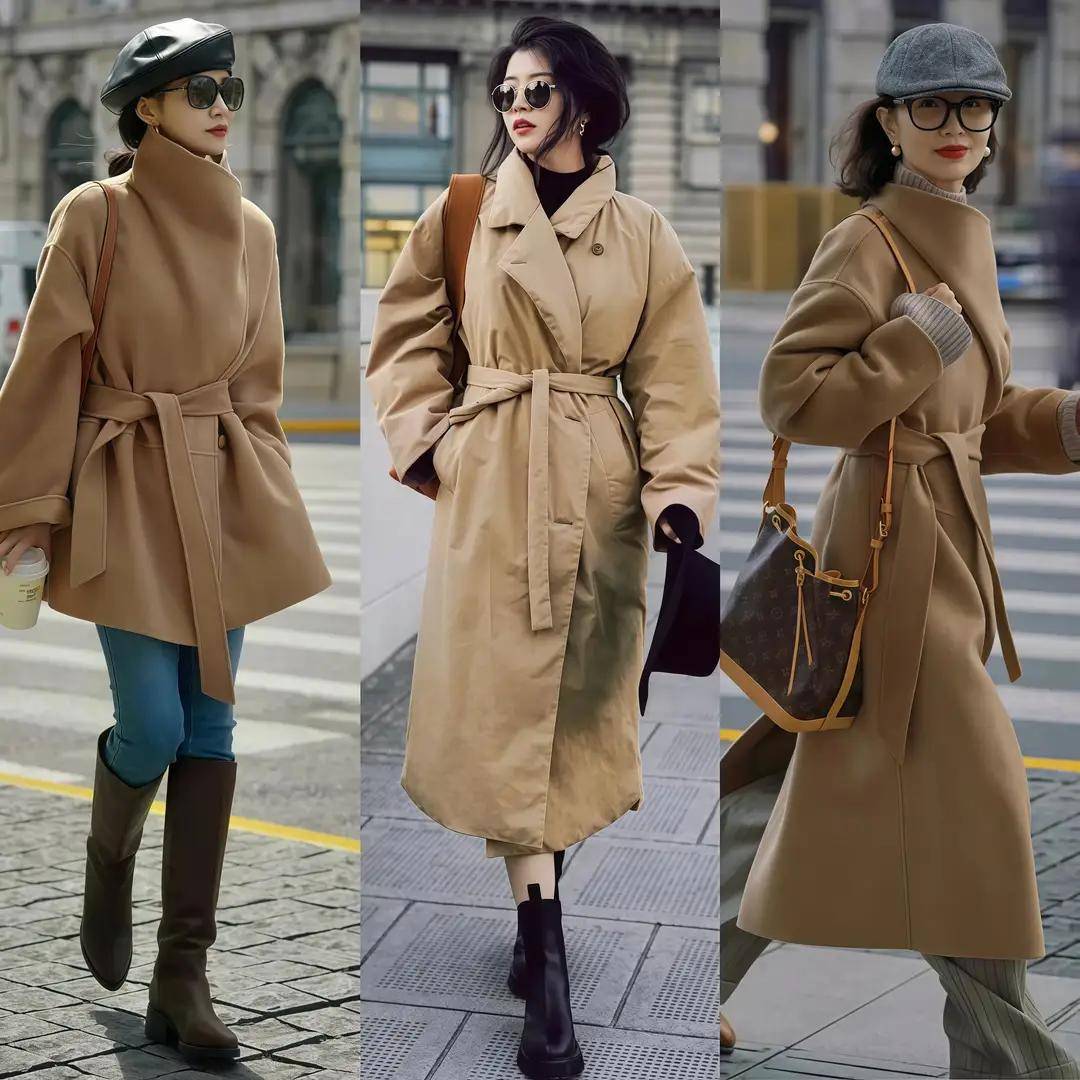 看了宋佳的大衣穿搭,我悟了:大衣不配打底裤,鞋穿低跟,更优雅 (图8) 看了宋佳的大衣穿搭,我悟了:大衣不配打底裤,鞋穿低跟,更优雅 (图8)