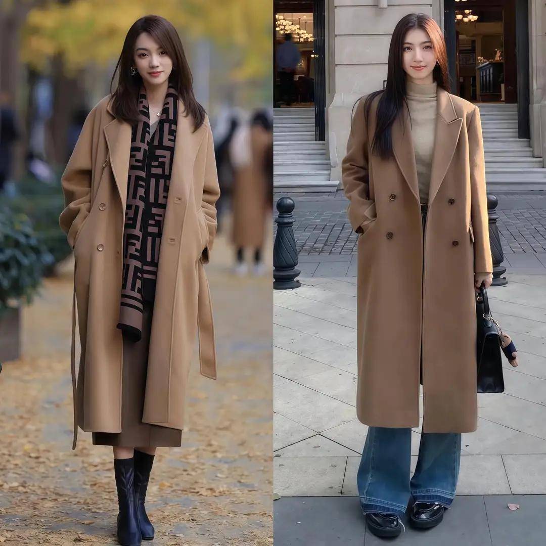 看了宋佳的大衣穿搭,我悟了:大衣不配打底裤,鞋穿低跟,更优雅 (图9) 看了宋佳的大衣穿搭,我悟了:大衣不配打底裤,鞋穿低跟,更优雅 (图9)