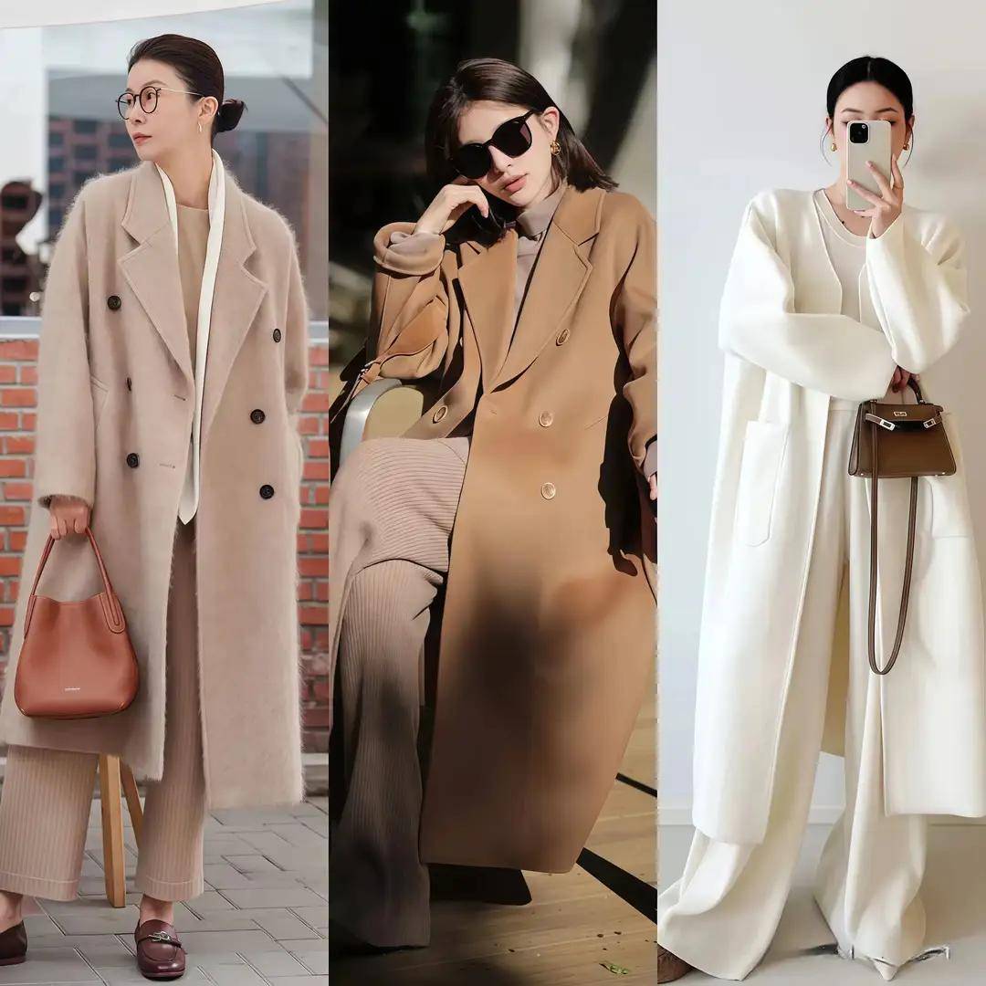 看了宋佳的大衣穿搭,我悟了:大衣不配打底裤,鞋穿低跟,更优雅 (图10) 看了宋佳的大衣穿搭,我悟了:大衣不配打底裤,鞋穿低跟,更优雅 (图10)