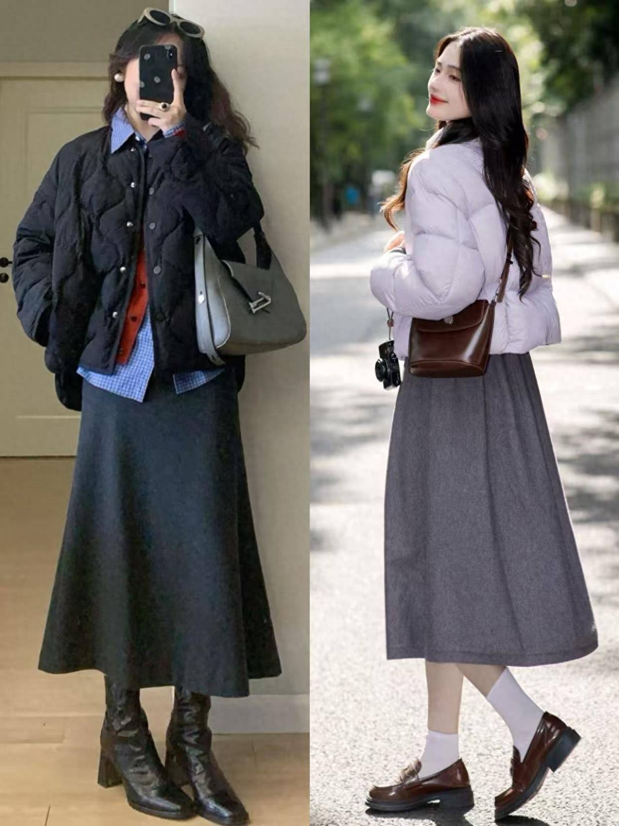 “羽绒服”新穿法火了,搭配裙子、直筒裤,既保暖又洋气,超好看 (图1) “羽绒服”新穿法火了,搭配裙子、直筒裤,既保暖又洋气,超好看 (图1)