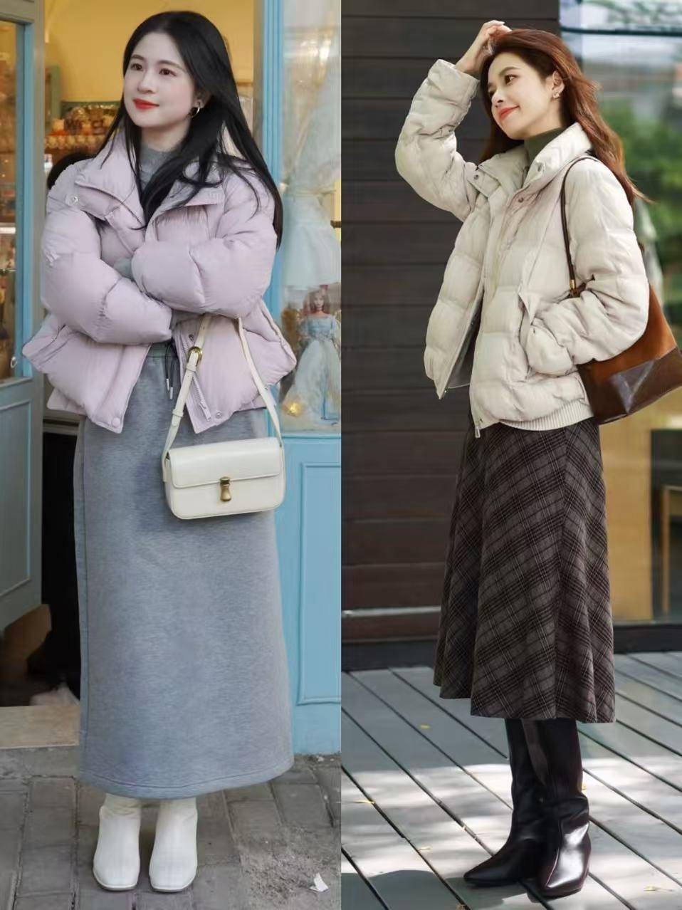 “羽绒服”新穿法火了,搭配裙子、直筒裤,既保暖又洋气,超好看 (图4) “羽绒服”新穿法火了,搭配裙子、直筒裤,既保暖又洋气,超好看 (图4)