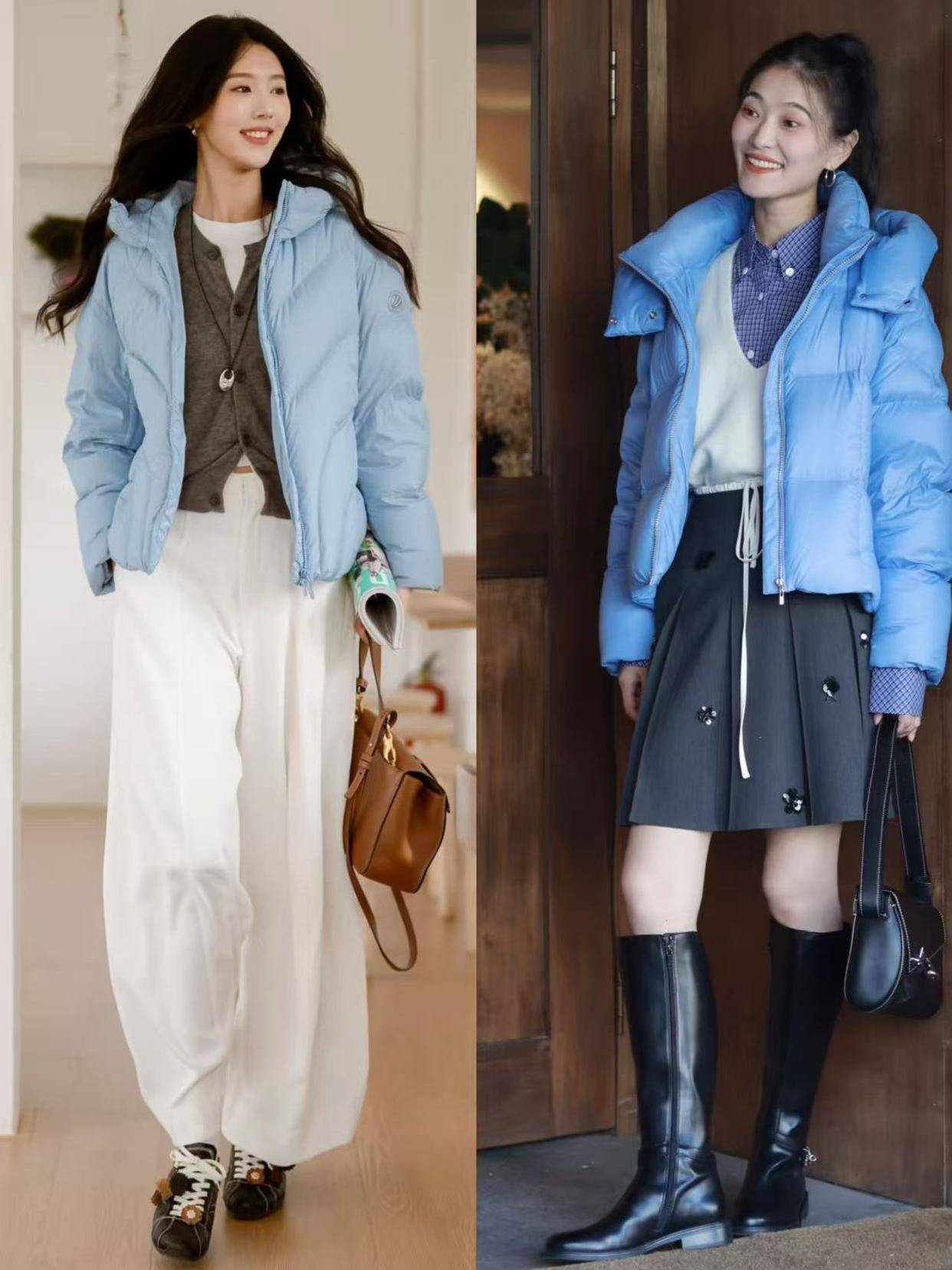 “羽绒服”新穿法火了,搭配裙子、直筒裤,既保暖又洋气,超好看 (图9) “羽绒服”新穿法火了,搭配裙子、直筒裤,既保暖又洋气,超好看 (图9)