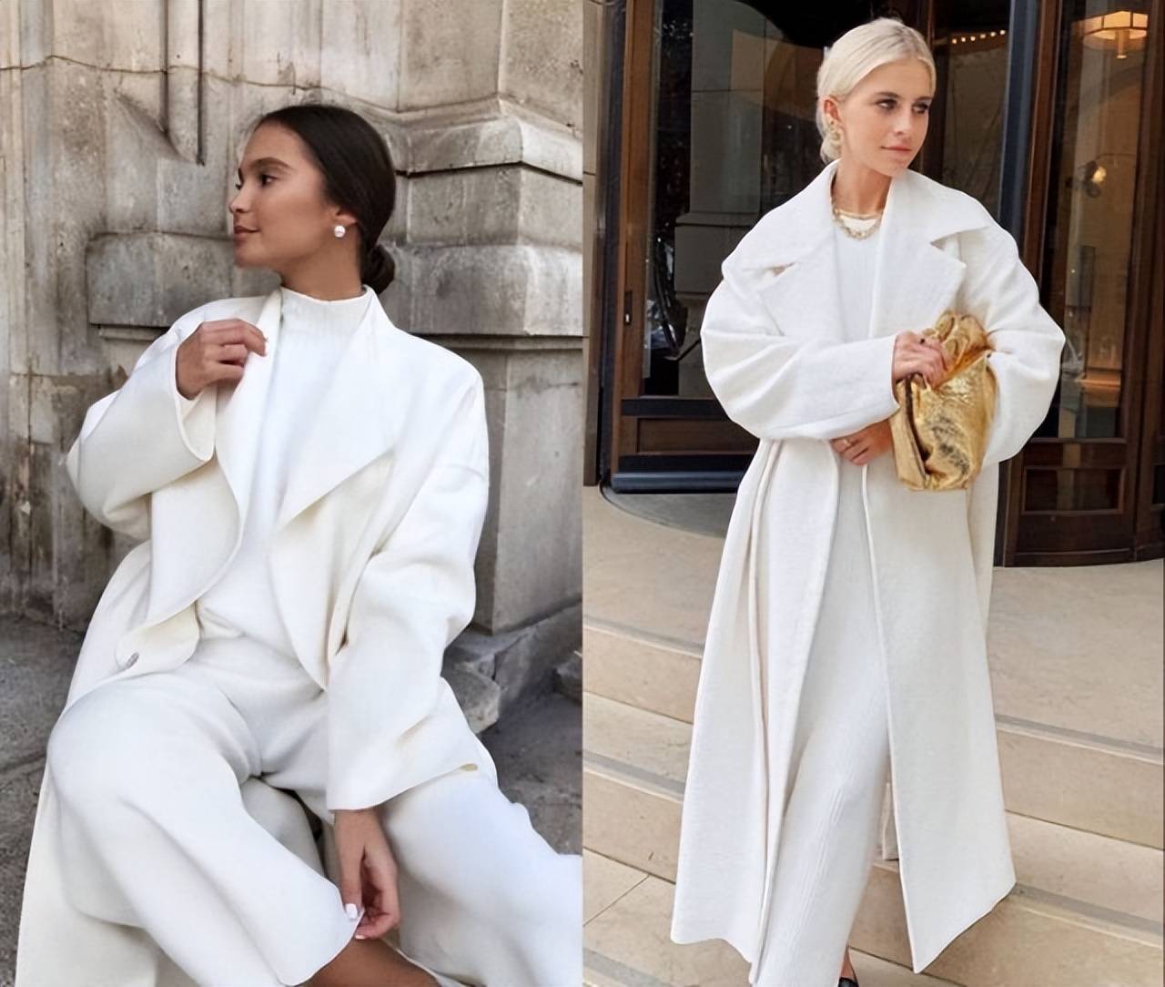 今年冬天这么穿绝了,满身白色又亮眼又高级,谁穿谁好看 (图3) 今年冬天这么穿绝了,满身白色又亮眼又高级,谁穿谁好看 (图3)