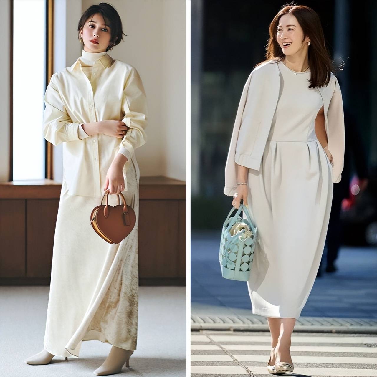 今年冬天这么穿绝了,满身白色又亮眼又高级,谁穿谁好看 (图9) 今年冬天这么穿绝了,满身白色又亮眼又高级,谁穿谁好看 (图9)