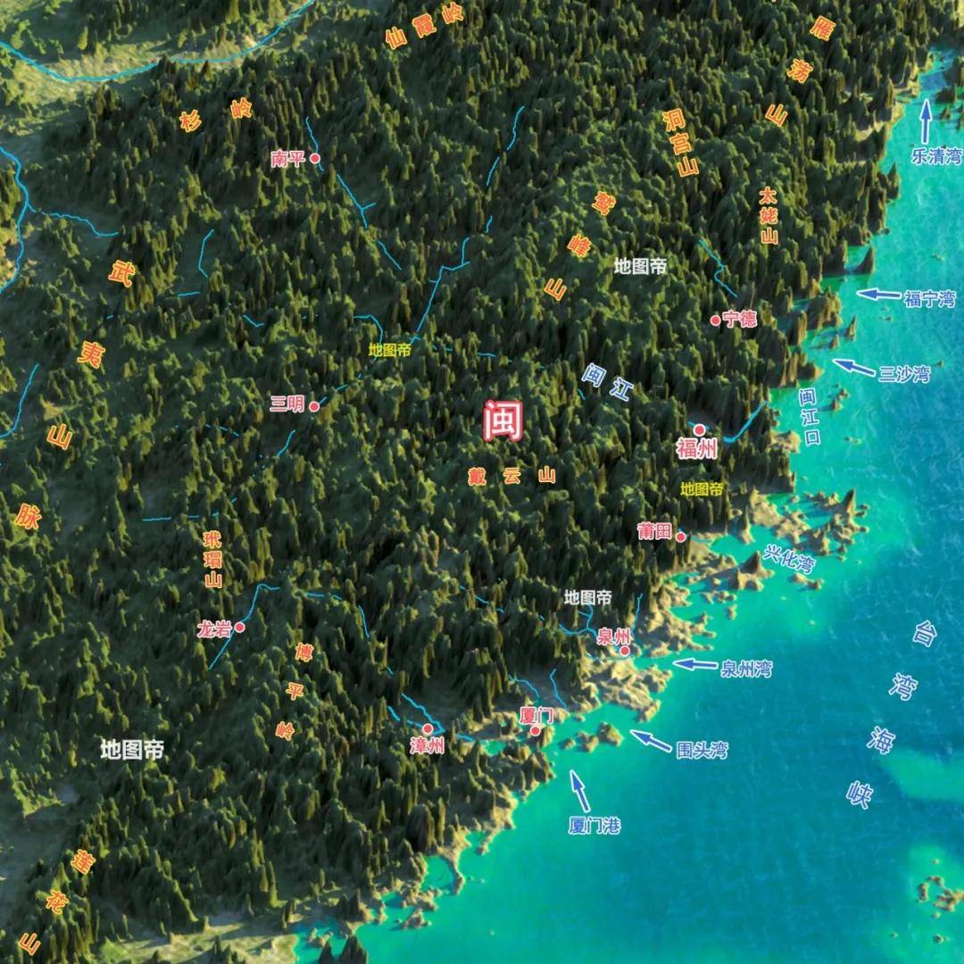 福建为什么称为八闽大地? (图1) 福建为什么称为八闽大地? (图1)