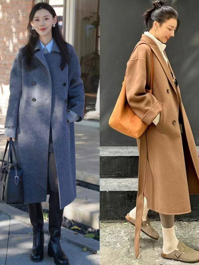 普通人怎么把大衣穿时髦？今冬这3种下装搭配法就很火！又飒又美 (图2)