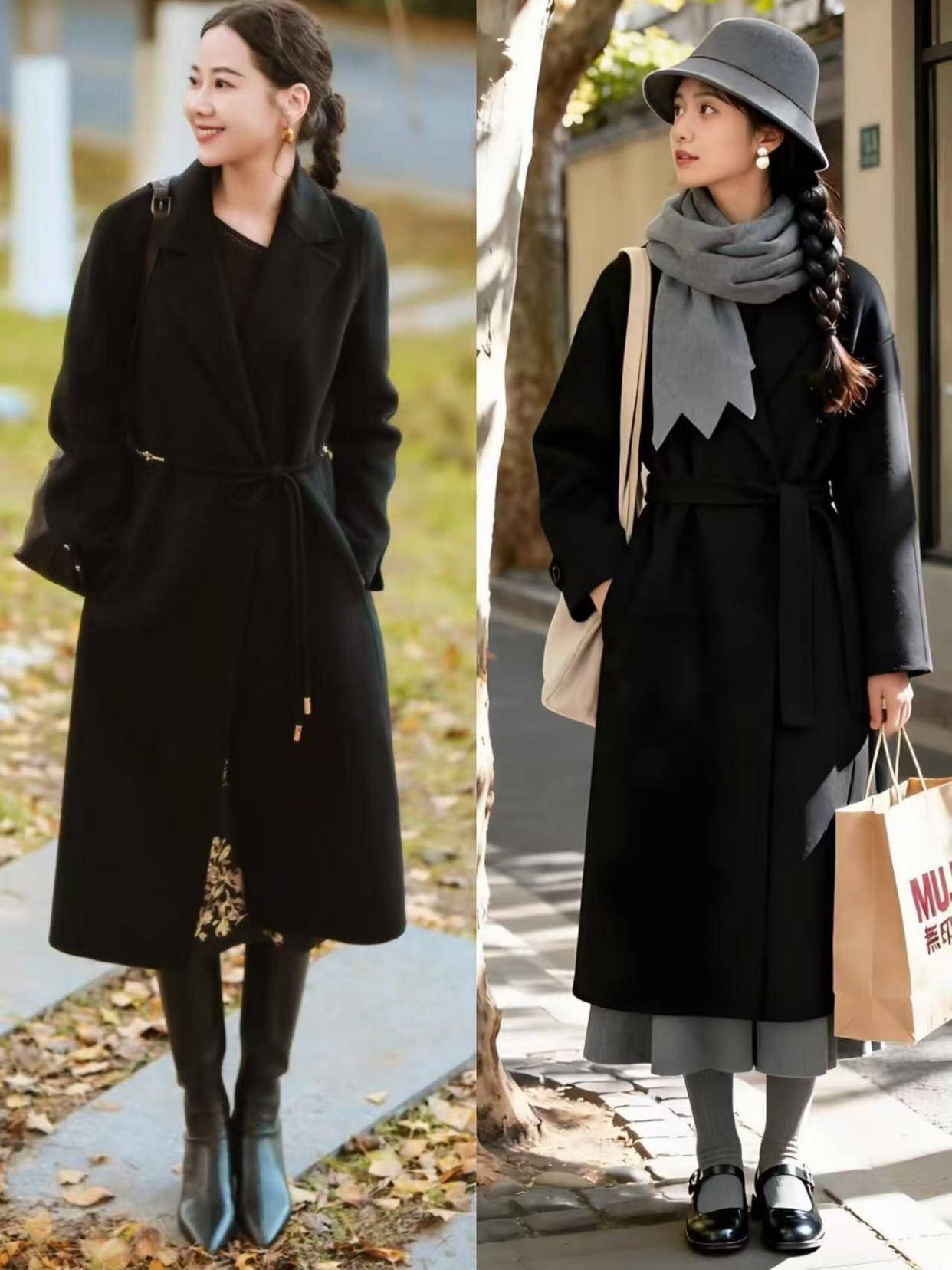 普通人怎么把大衣穿时髦？今冬这3种下装搭配法就很火！又飒又美 (图14)