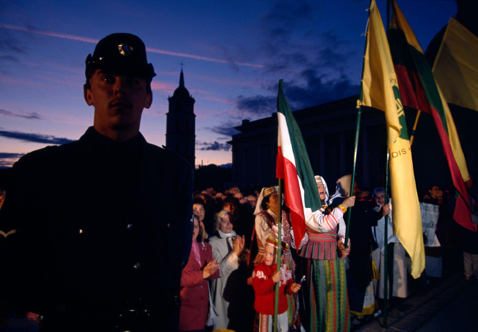 维尔纽斯 立陶宛，1991年