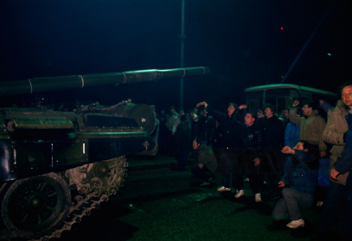 维尔纽斯 立陶宛，1991年