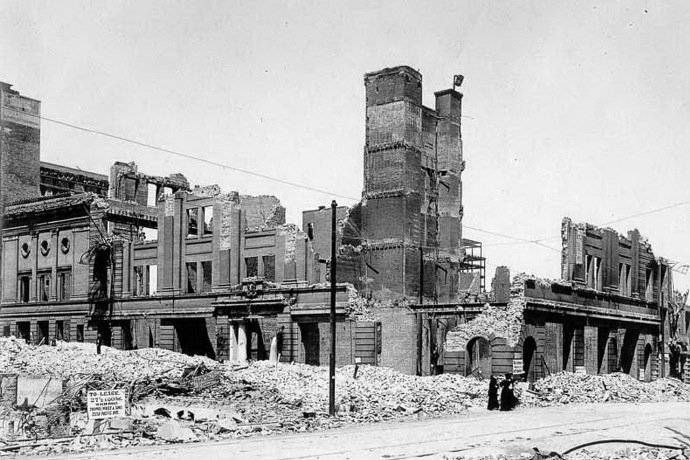 旧金山大地震  1906年