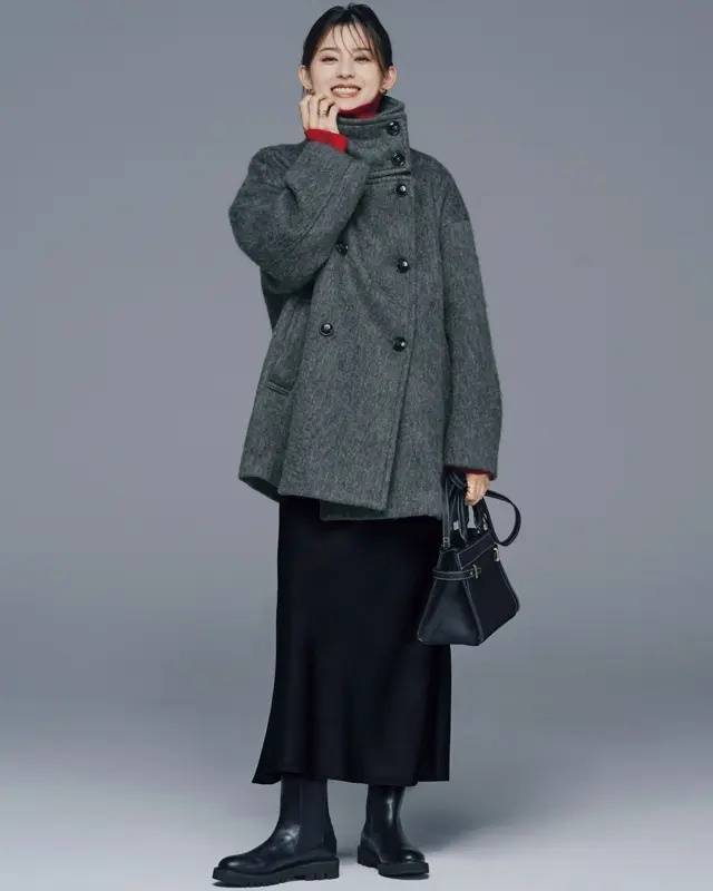 日杂轻熟女12月职业穿搭榜：灰棕最受欢迎，黄色搭配夺魁显气质 (图8)