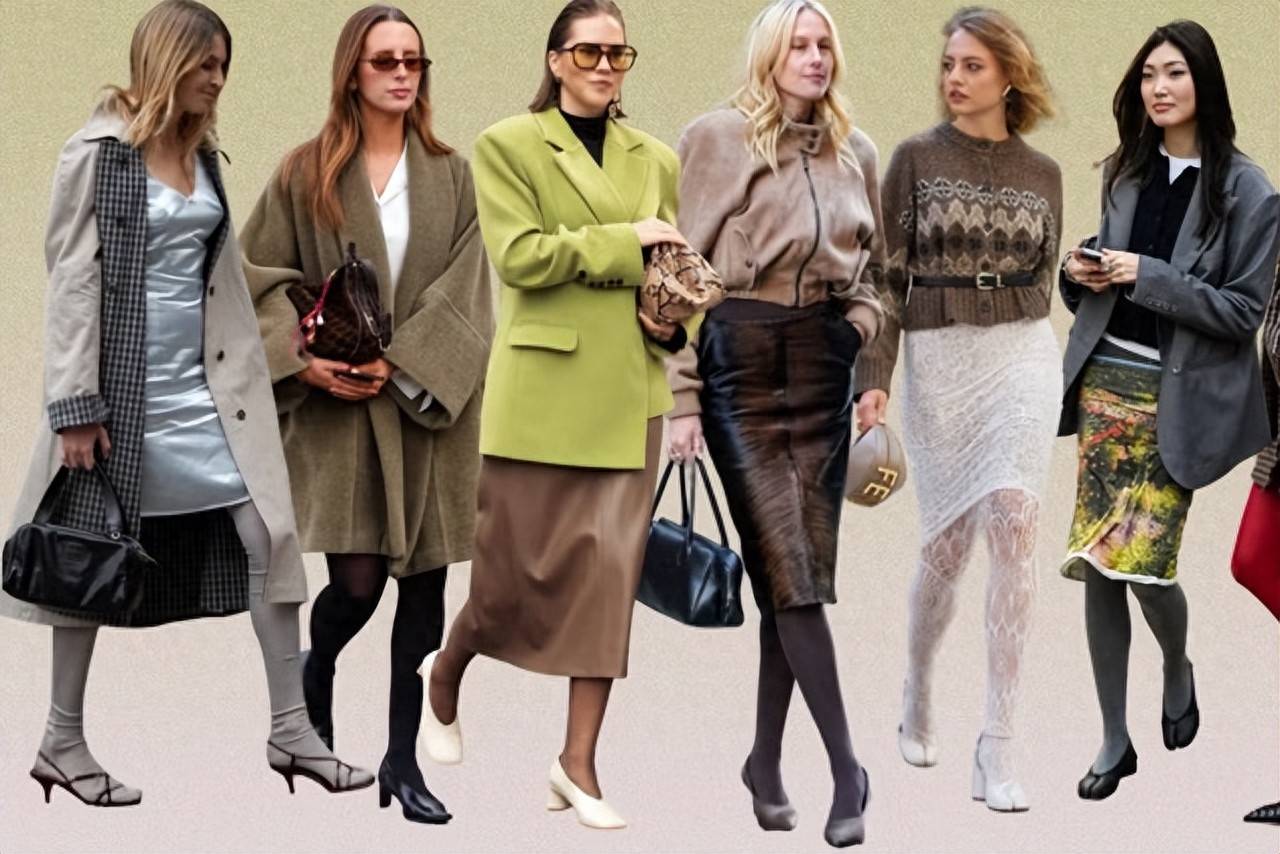 告别“光腿杀”，今冬流行穿黑袜与彩袜，轻松时髦圈粉无数 (图1)