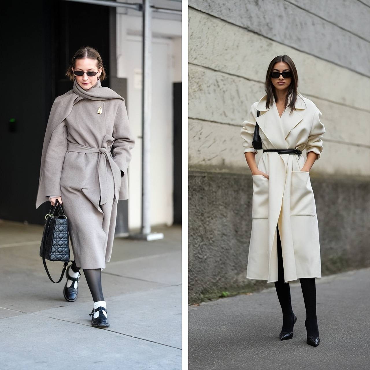 告别“光腿杀”，今冬流行穿黑袜与彩袜，轻松时髦圈粉无数 (图7)