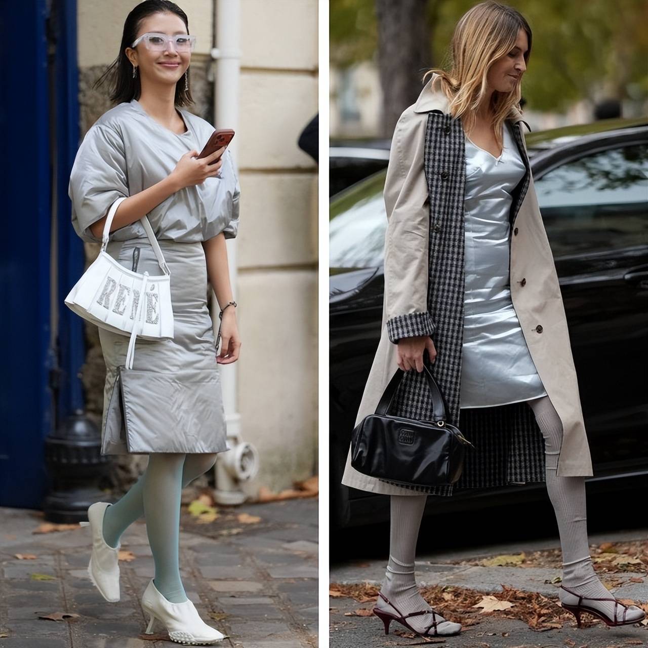 告别“光腿杀”，今冬流行穿黑袜与彩袜，轻松时髦圈粉无数 (图9)