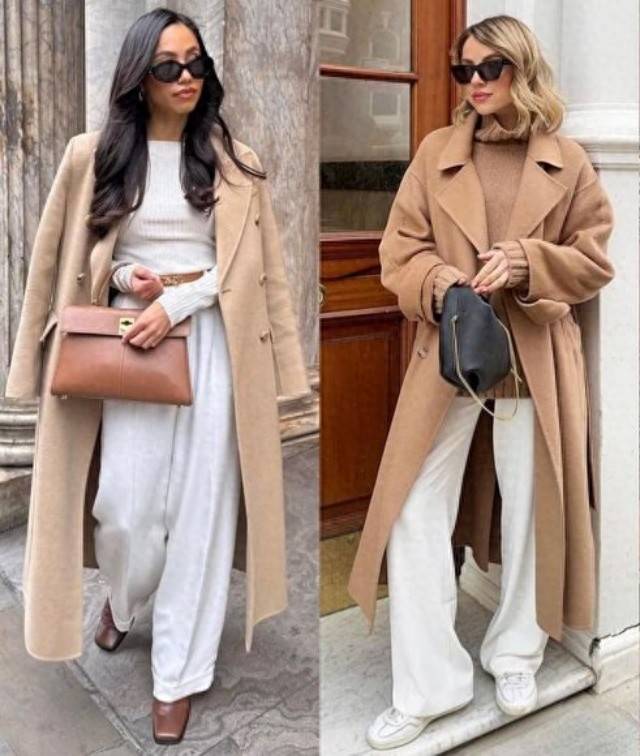 白裤子今年冬天又火起来，巨好搭，随便一穿就高级，信我 (图1)