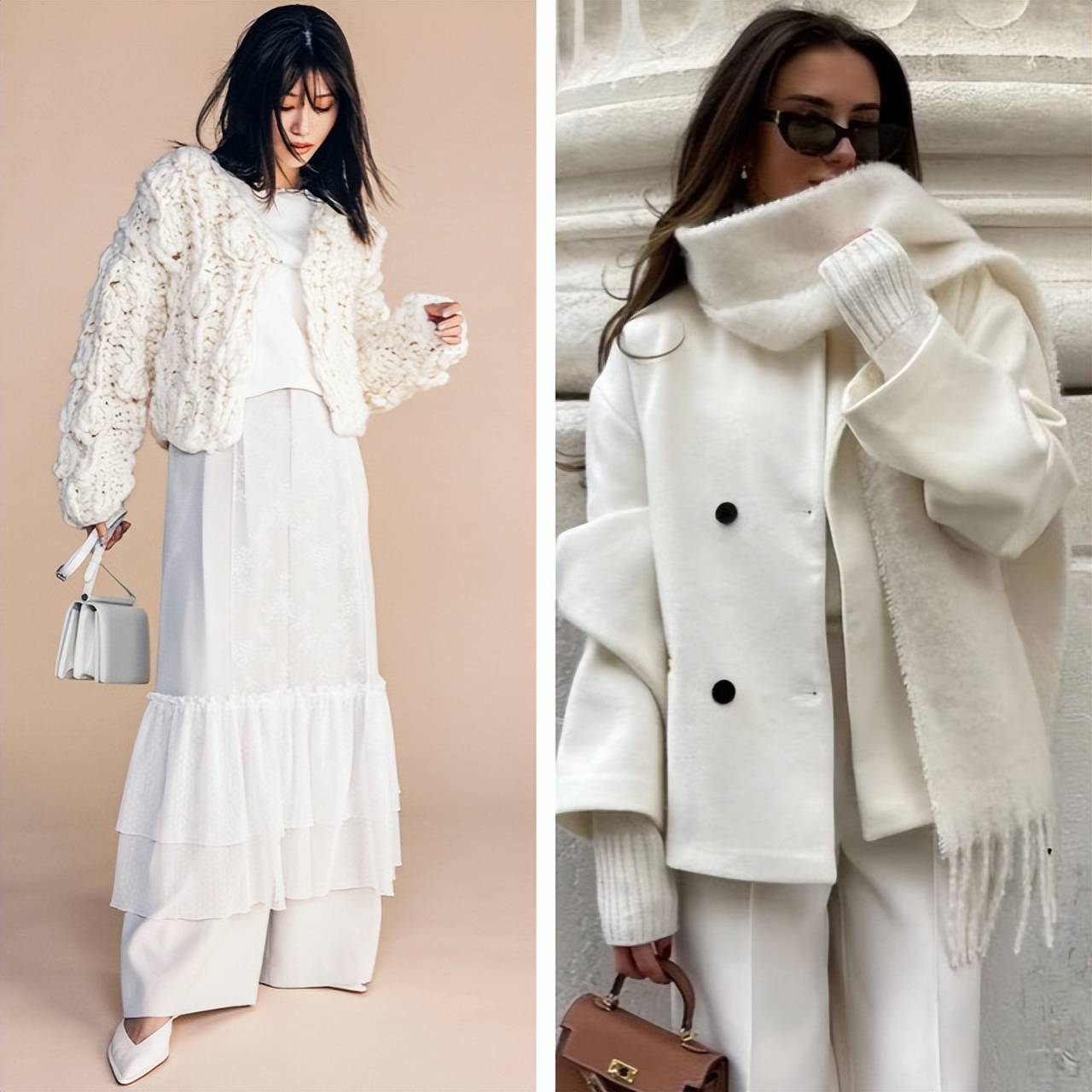 白裤子今年冬天又火起来，巨好搭，随便一穿就高级，信我 (图7)