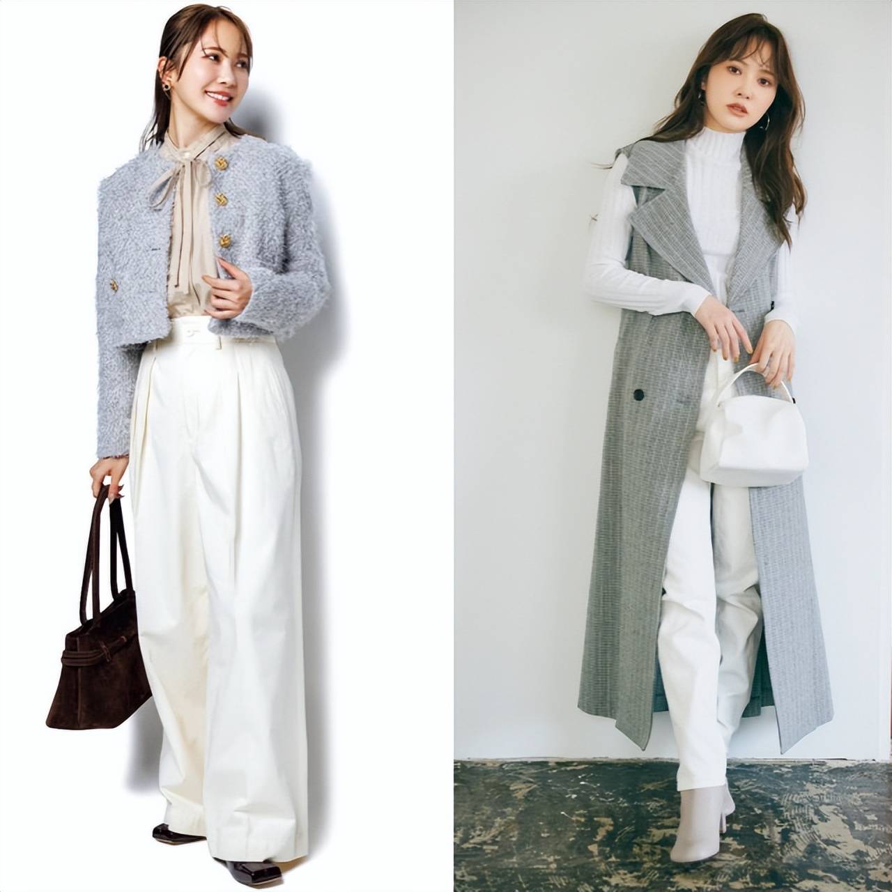 白裤子今年冬天又火起来，巨好搭，随便一穿就高级，信我 (图11)