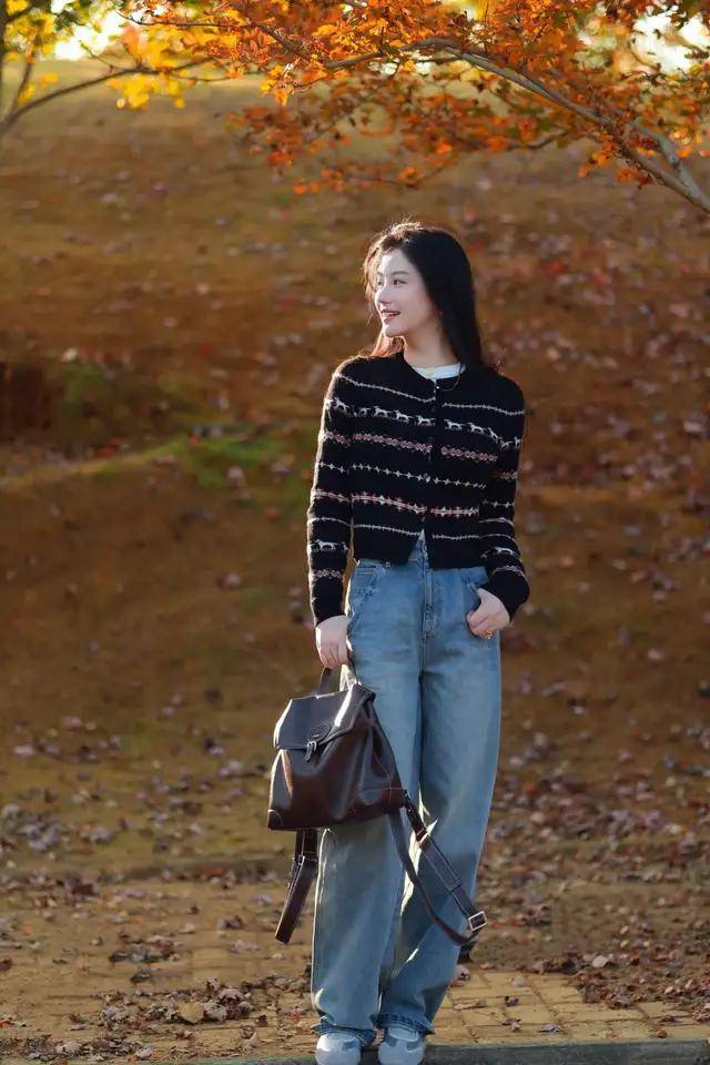 “陈乔恩”新穿法火出圈：新中式外套+半身裙，松弛洋气又减龄！(图18)