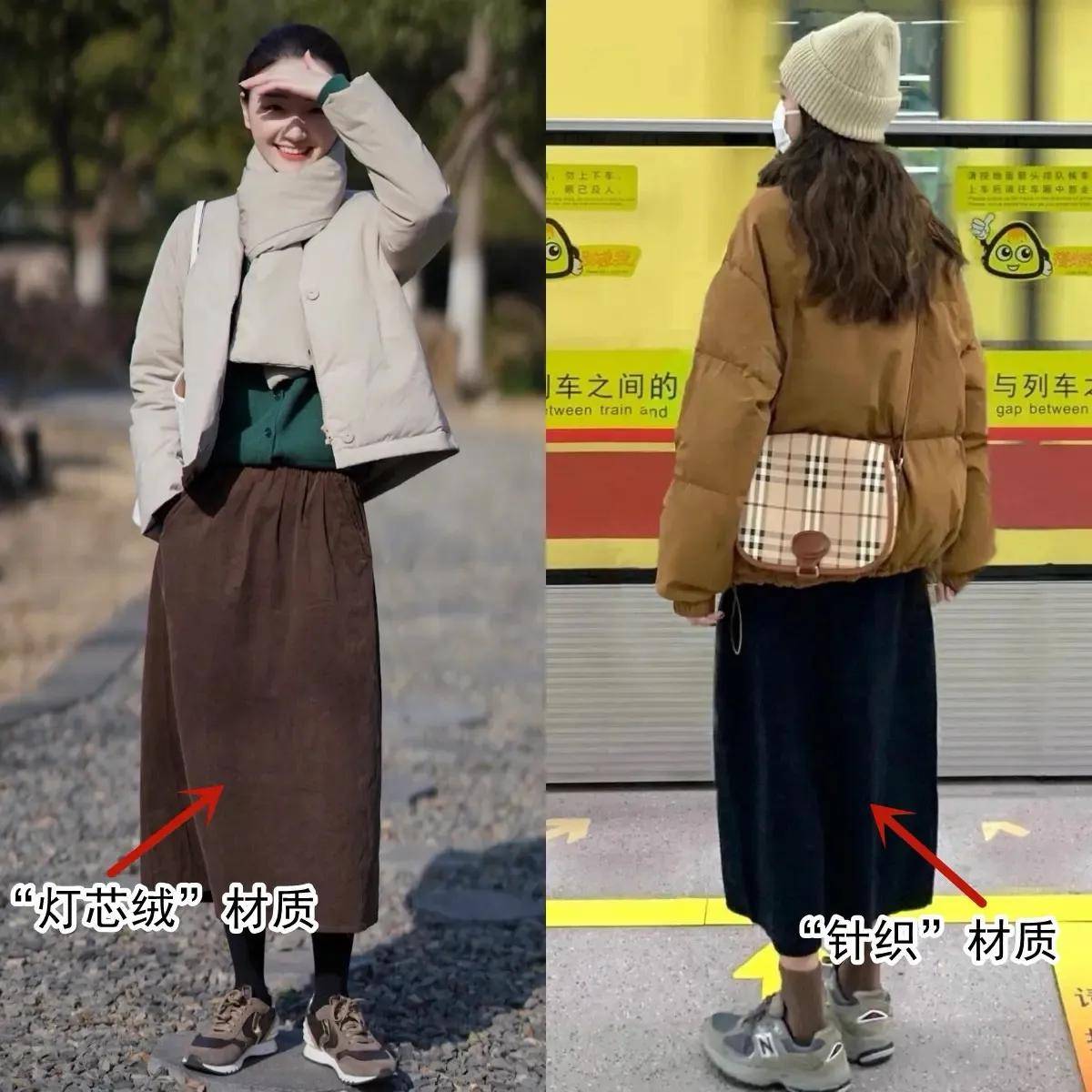 今冬这种新穿法很火：裙过膝、鞋带跟、色要简，遮肉又优雅得体 (图3)