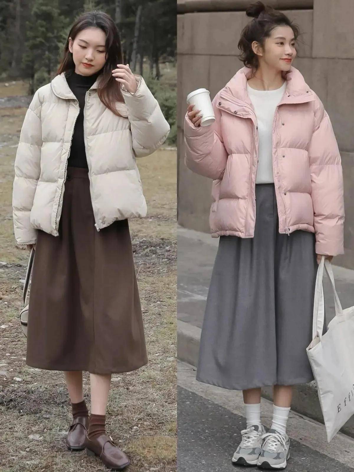 今冬这种新穿法很火：裙过膝、鞋带跟、色要简，遮肉又优雅得体 (图13)