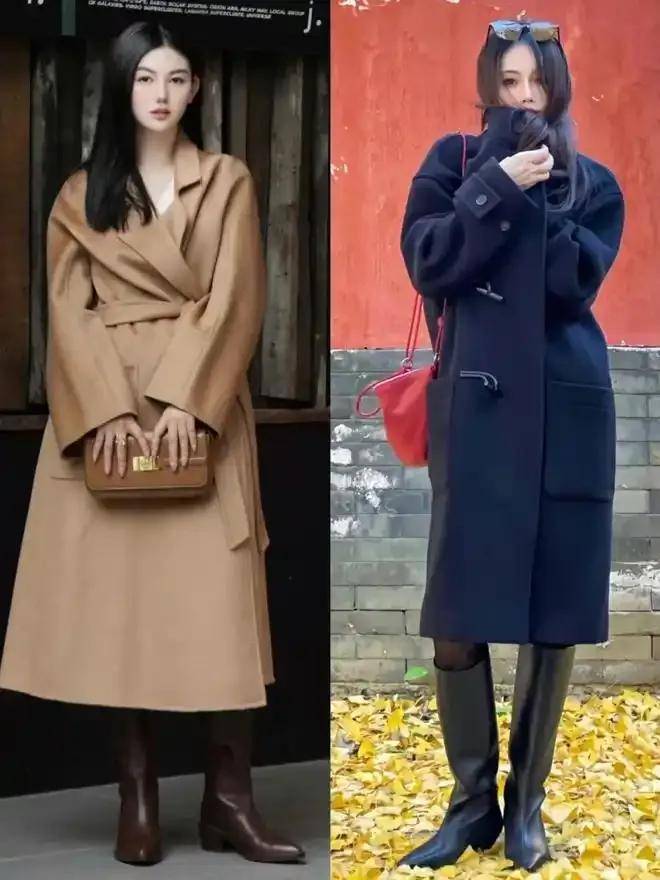 今年冬季最保暖时髦的穿法：大衣+裙子与长裤，太提升气质了！ (图4)