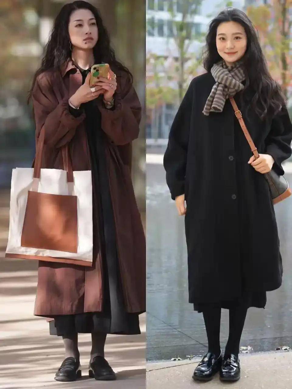 今年冬季最保暖时髦的穿法：大衣+裙子与长裤，太提升气质了！ (图7)