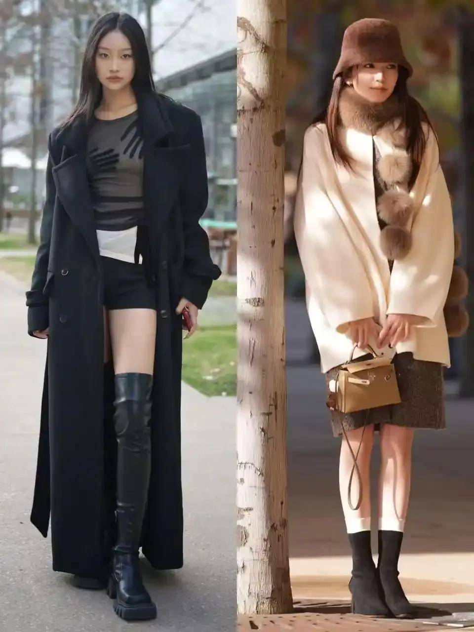 今年冬季最保暖时髦的穿法：大衣+裙子与长裤，太提升气质了！ (图8)