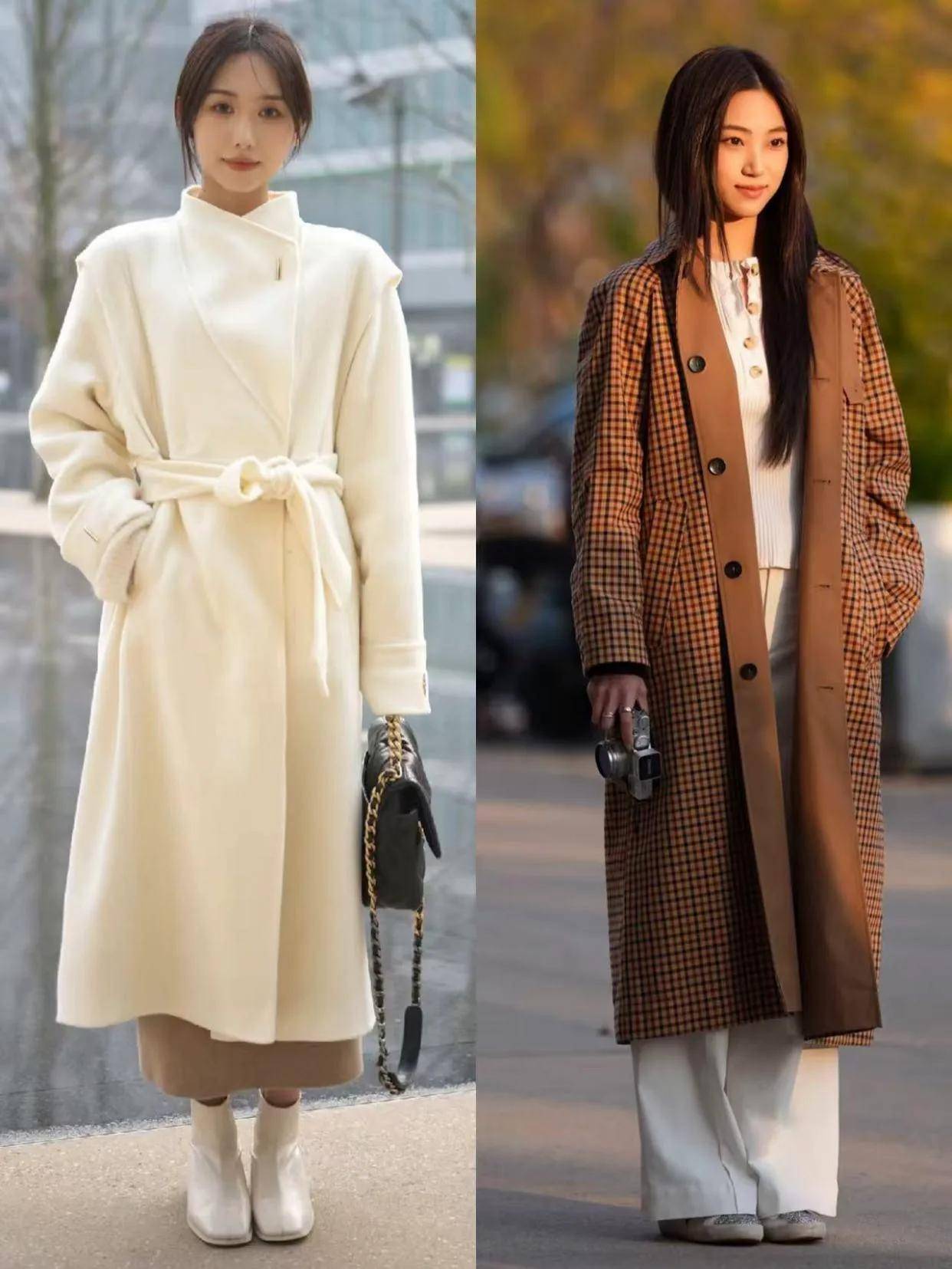 今年冬季最保暖时髦的穿法：大衣+裙子与长裤，太提升气质了！ (图10)