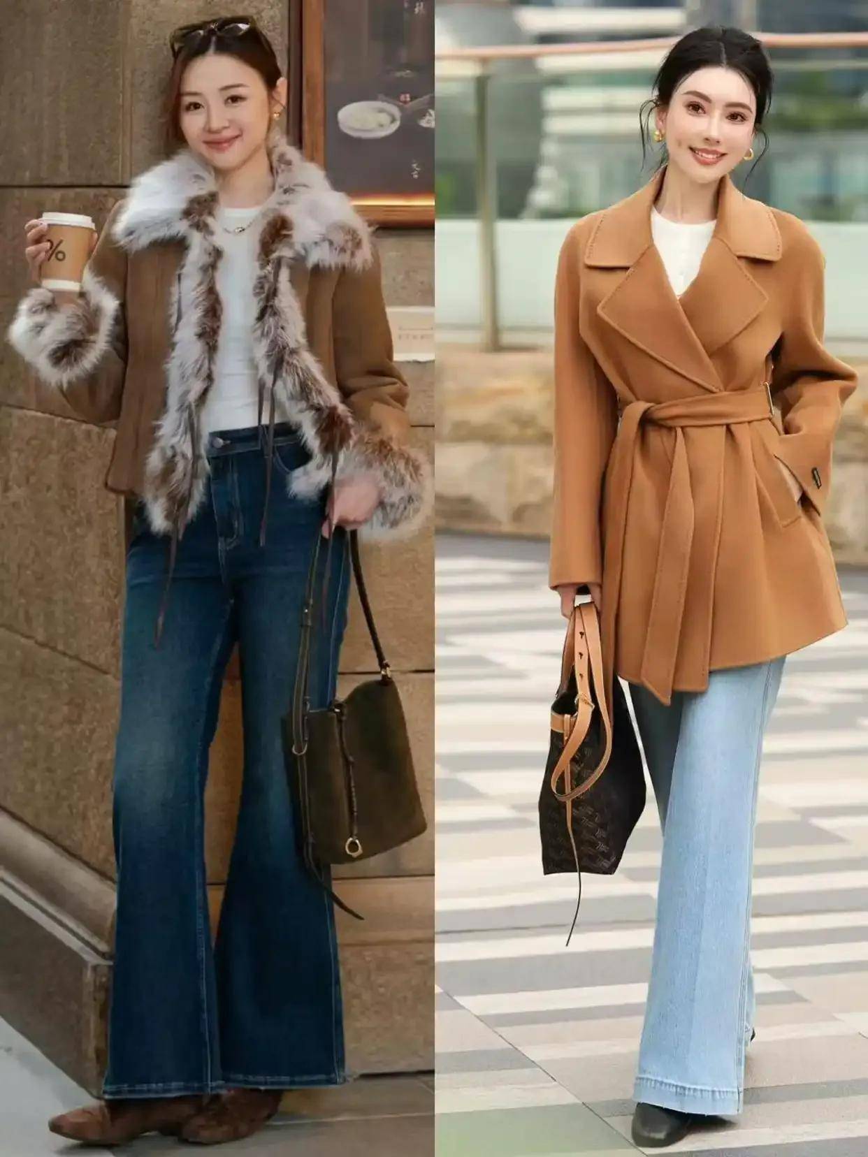 今年冬季最保暖时髦的穿法：大衣+裙子与长裤，太提升气质了！ (图18)