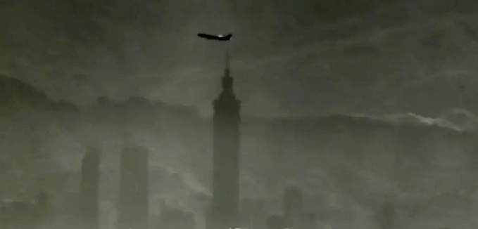 台北地标建筑101，出现在解放军的镜头中(图1)