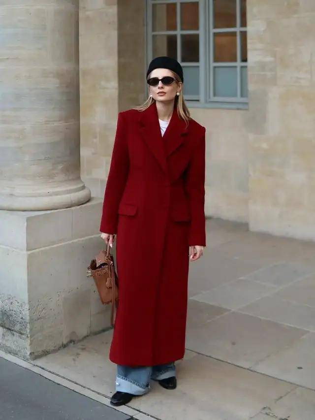今冬“大衣＋阔腿裤”最火！这么穿美爆了，高级又好看 (图12)
