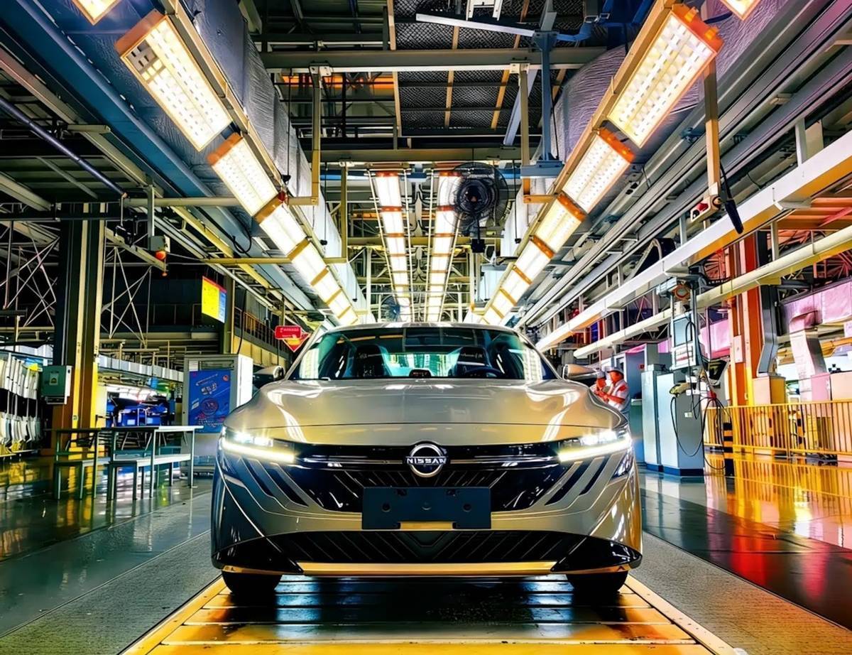 东风日产全新轩逸量产下线，外观内饰升级，一季度上市引期待(图1)