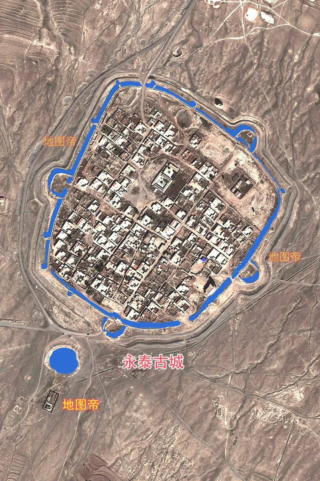 甘肃四座古城，形状各不相同？航拍图一目了然(图5)