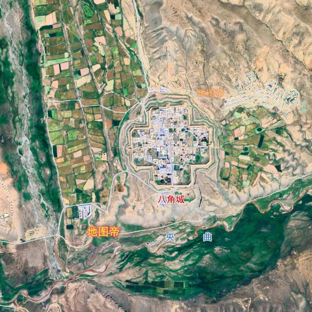 甘肃四座古城，形状各不相同？航拍图一目了然(图7)