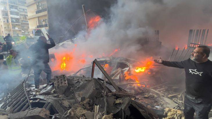 以军持续进攻,称停火范围不包括黎巴嫩 (图2) 以军持续进攻,称停火范围不包括黎巴嫩 (图2)