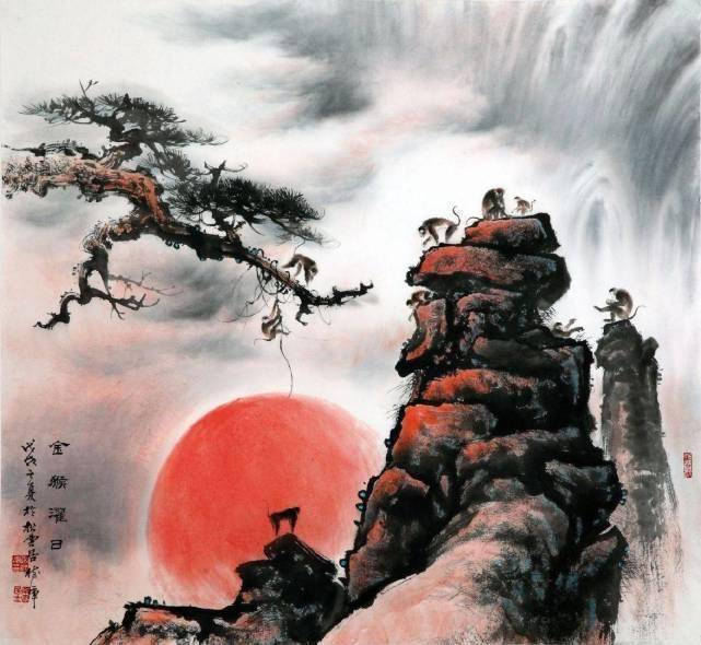云山起舞树生辉——评岭画派著名画家罗树辉的松云画作系列 (图4) 文章配图-1